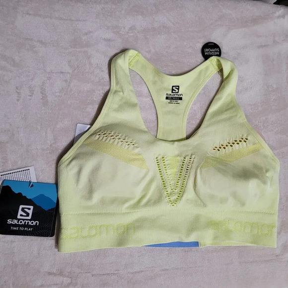 Salomon Elevate Move On Bra - Size Large - Picture 2 of 6